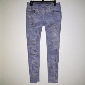 Robin’s Jean faded denim jeans**